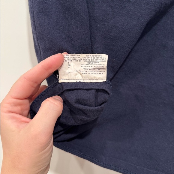 Champion Men's Dark Blue Short Sleeve Tee - Picture 5 of 5